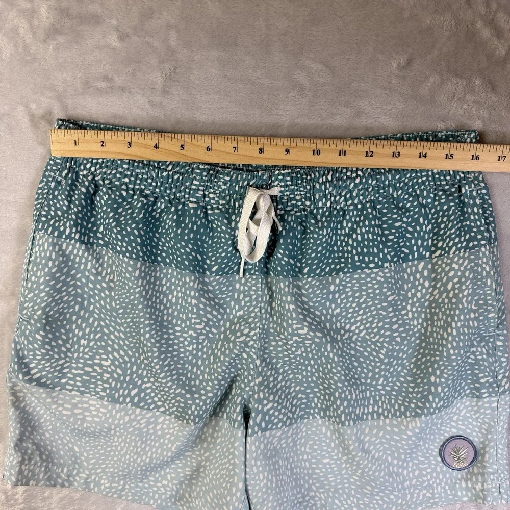 Chubbies The Whale Sharks Swim Trunks Shorts‎ Men's Small Blue Spotted Vacation
